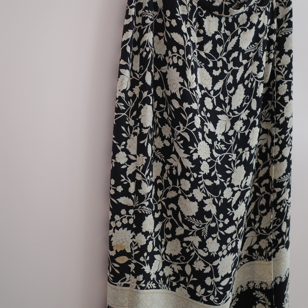 Vintage Talbots 100% Silk Wrap Skirt – Size 28